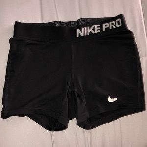 Worn black nike pros!